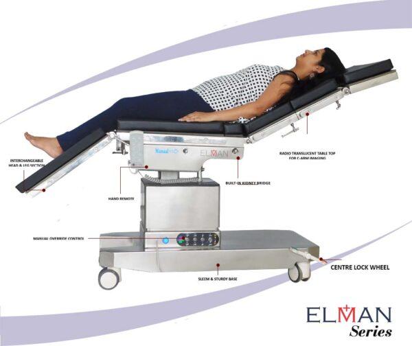 Elman Multi-purpose Electric Operating Table With Override