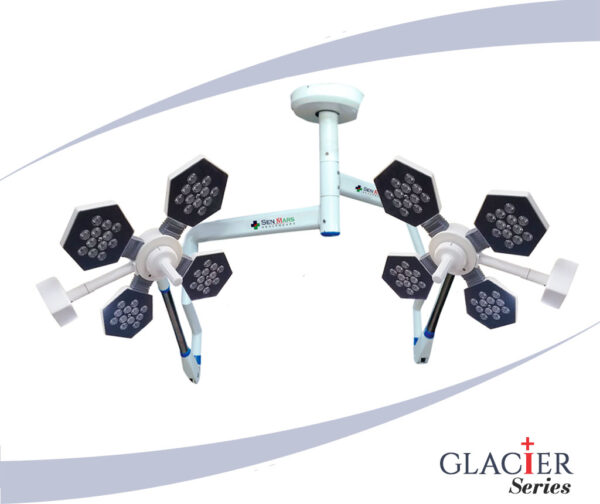 Glacier Hexa-4 Fin Double Dome LED Light